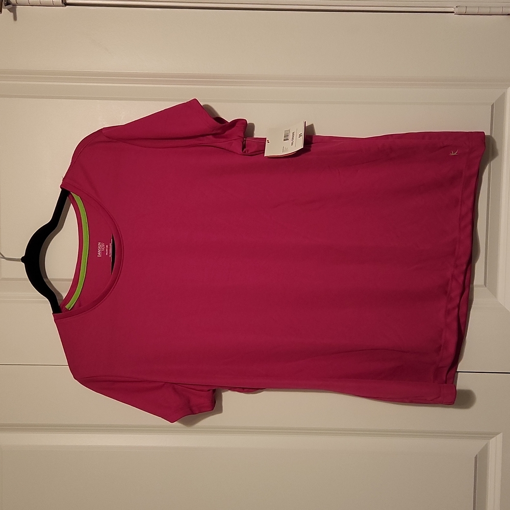 Danskin Now Pink Sports Polyester TShirt XXL